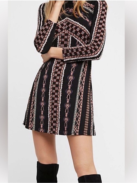 Free People Dresses & Skirts - New with tags Free People Stella Black Mini Dress size large